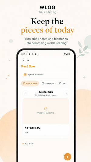 WLOG - work life log Screenshot 0