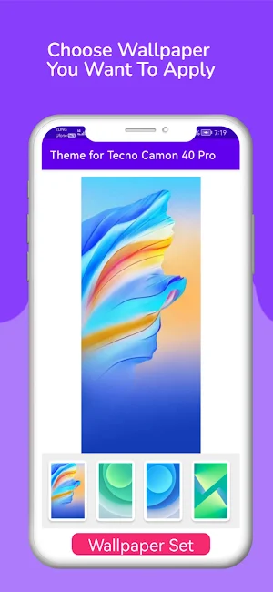 Theme for Tecno Camon 40 Pro Screenshot 1