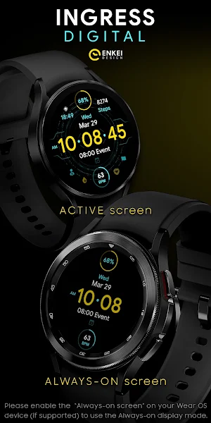 Ingress Digital - watch face Screenshot 2