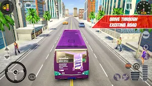 New City Coach Bus Simulator Game - Bus Games 2021 Screenshot 1