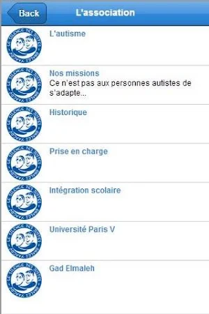 Autisme Avenir Screenshot 1