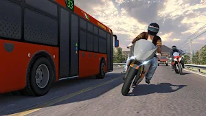 Bike Attack Race Game - Motorcycle Driving Games Screenshot 2