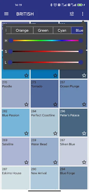 British(AUS) Paint Colors Screenshot 2
