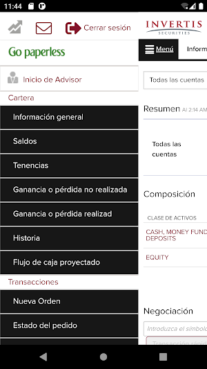 Invertis Mobile Screenshot 0