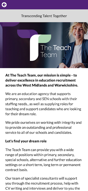 The Teach Team Screenshot 0