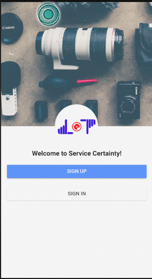 Service Certainty Screenshot 0