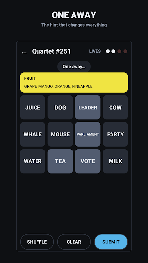 Quartet: Word Groups Screenshot 1