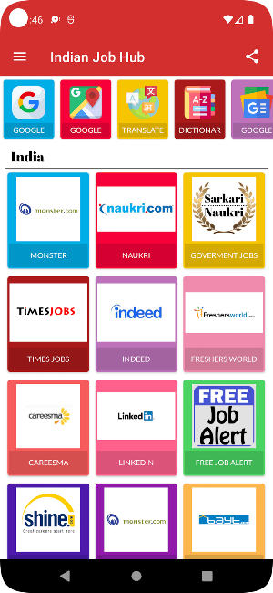 Indian Jobs Hub Screenshot 1