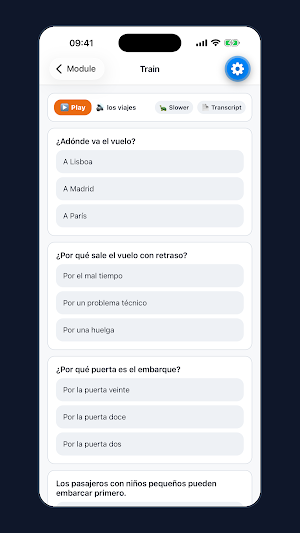 DELE A2 & B1 Examen Trainer Screenshot 1