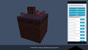 One Block Mod for Minecraft Screenshot 0
