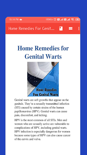 Home Remedies For Genital Warts Screenshot 1