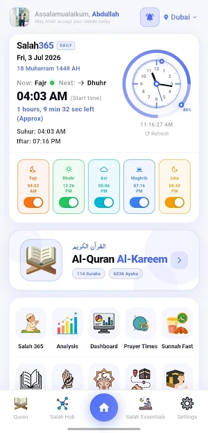 Salah365 - The Islamic App Screenshot 1