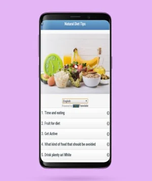 Natural Diet Tips Screenshot 0