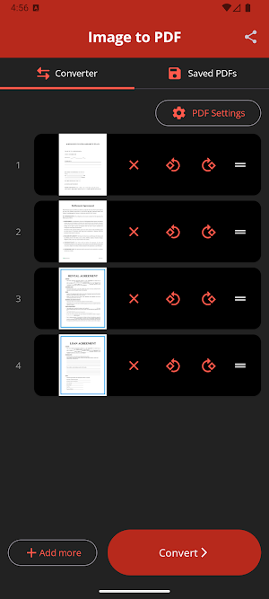 Image to PDF Converter Screenshot 1