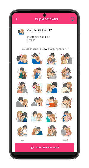 Couple Stickers For Whatsapp Screenshot 0