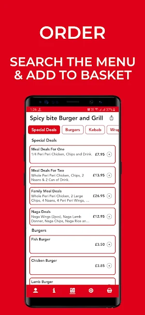 Spicy bite Burger and Grill Screenshot 1
