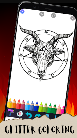 Glitter Coloring - Lucifer Screenshot 2