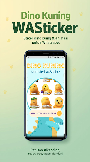 Dino Kuning WASticker Screenshot 0