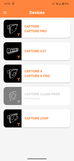 Capture Sensors Screenshot 0