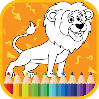 Kids Coloring Book : Cute Animals Coloring Pages