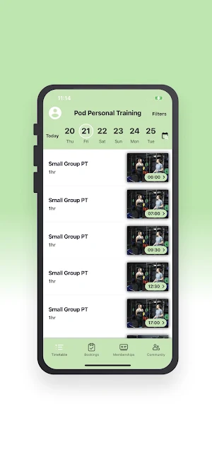 Pod Personal Training Screenshot 2
