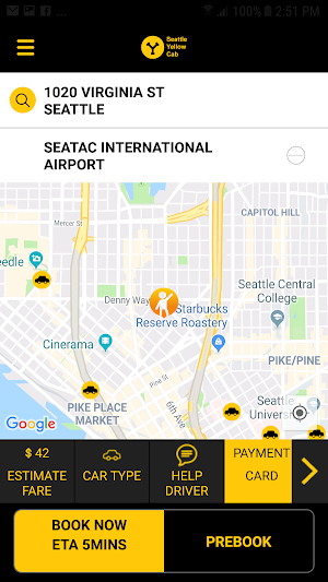 Seattle Yellow Cabs Screenshot 0