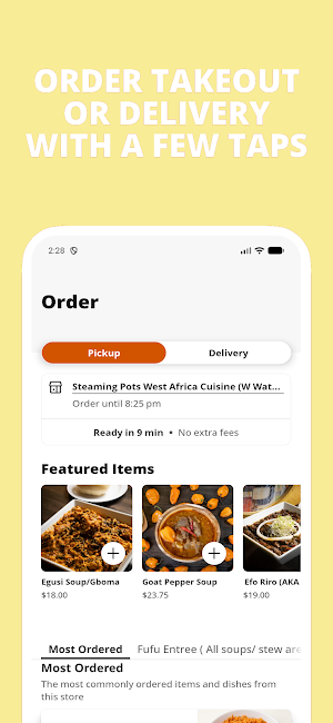 Steaming Pots Africa Cuisine Screenshot 0