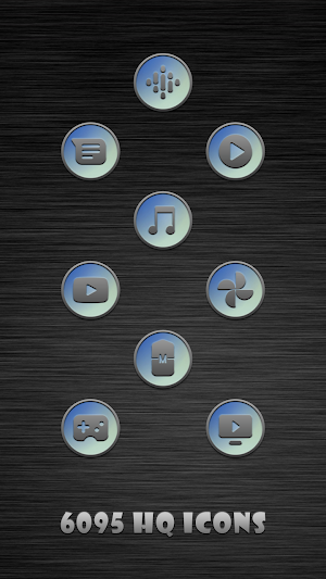 Circular Mint Blue Icons Screenshot 1