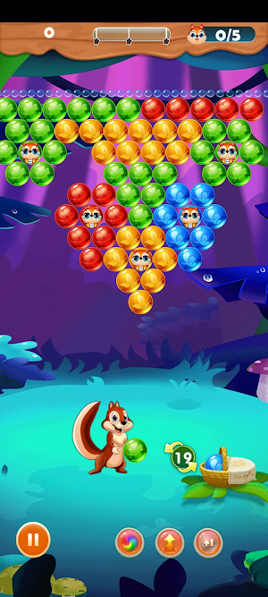 Bubble Shooter Sweet Rainbow Screenshot 1