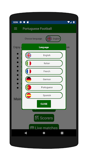 Portuguese Soccer live Screenshot 3