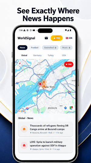 WorldSignal - Live World News Screenshot 2