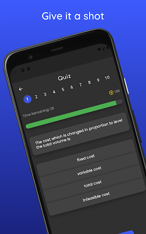 Cost Accounting Quiz (BBA) Screenshot 3