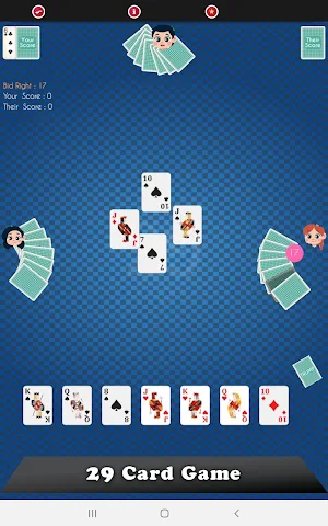 29 card game Screenshot 1