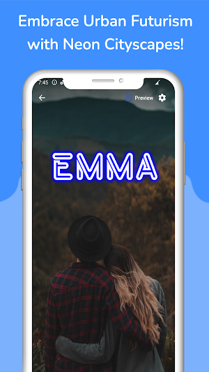 Neon Name Live Wallpaper Screenshot 2