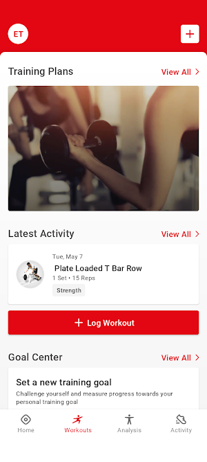 SG Fitness App Screenshot 2