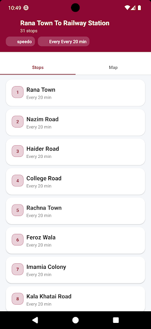 Karachi Metro Bus Guide Screenshot 1