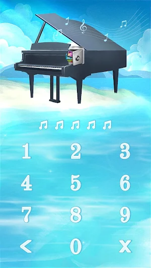 AppLock Live Theme Piano – Paid Theme Screenshot 1