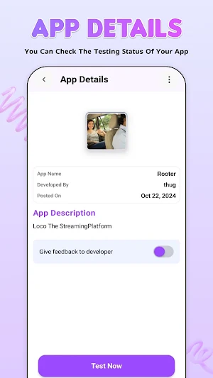 20 Testers Community -Test App Screenshot 2