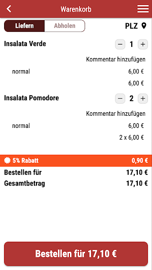 Pizzaservice Mumbay Lebien Screenshot 1