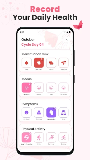 Period Tracker Screenshot 2