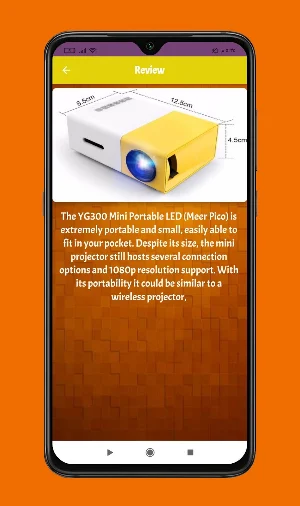 YG300 Projector Guide Screenshot 0
