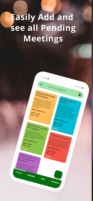 Meeting Reminder Screenshot 0