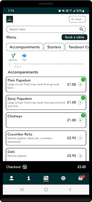 Indian Haveli Restaurant Screenshot 1