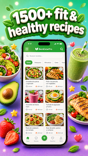 BemEstarPro: Healthy Recipes Screenshot 0
