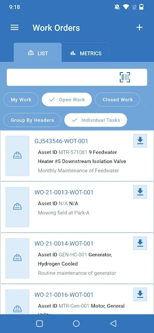 CHAMPS CMMS Mobile Maintenance Screenshot 2