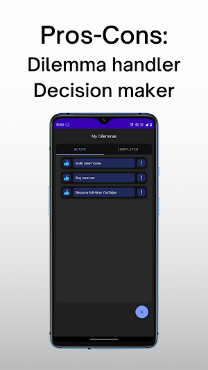 Pros Cons: Decision Making Screenshot 0