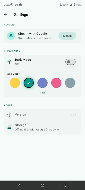 NoteLiha: Private Cloud Notes Screenshot 3