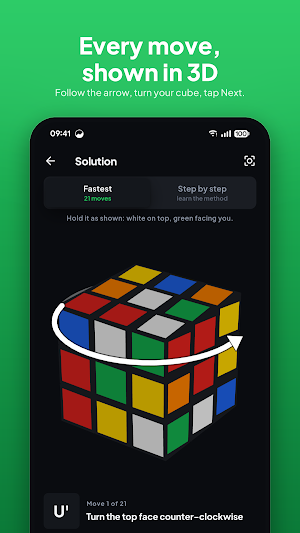 Cube Solver: Scan & Solve 3D Screenshot 0