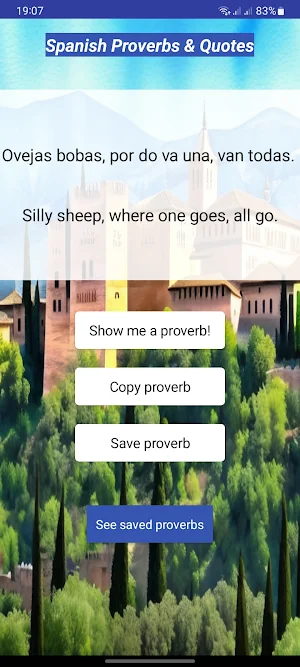 Spanish Proverbs & Quotes Screenshot 3