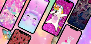 Glitter Cute Girly Wallpaper Screenshot 3